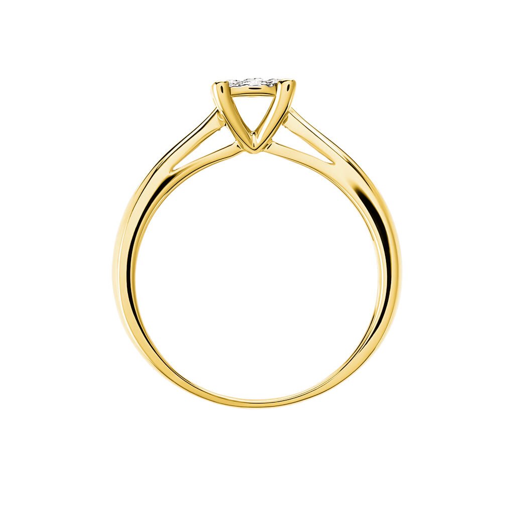 Bague Solitaire Artemis Or Jaune Diamant - Bagues solitaires Femme | Histoire d&rsquo;Or