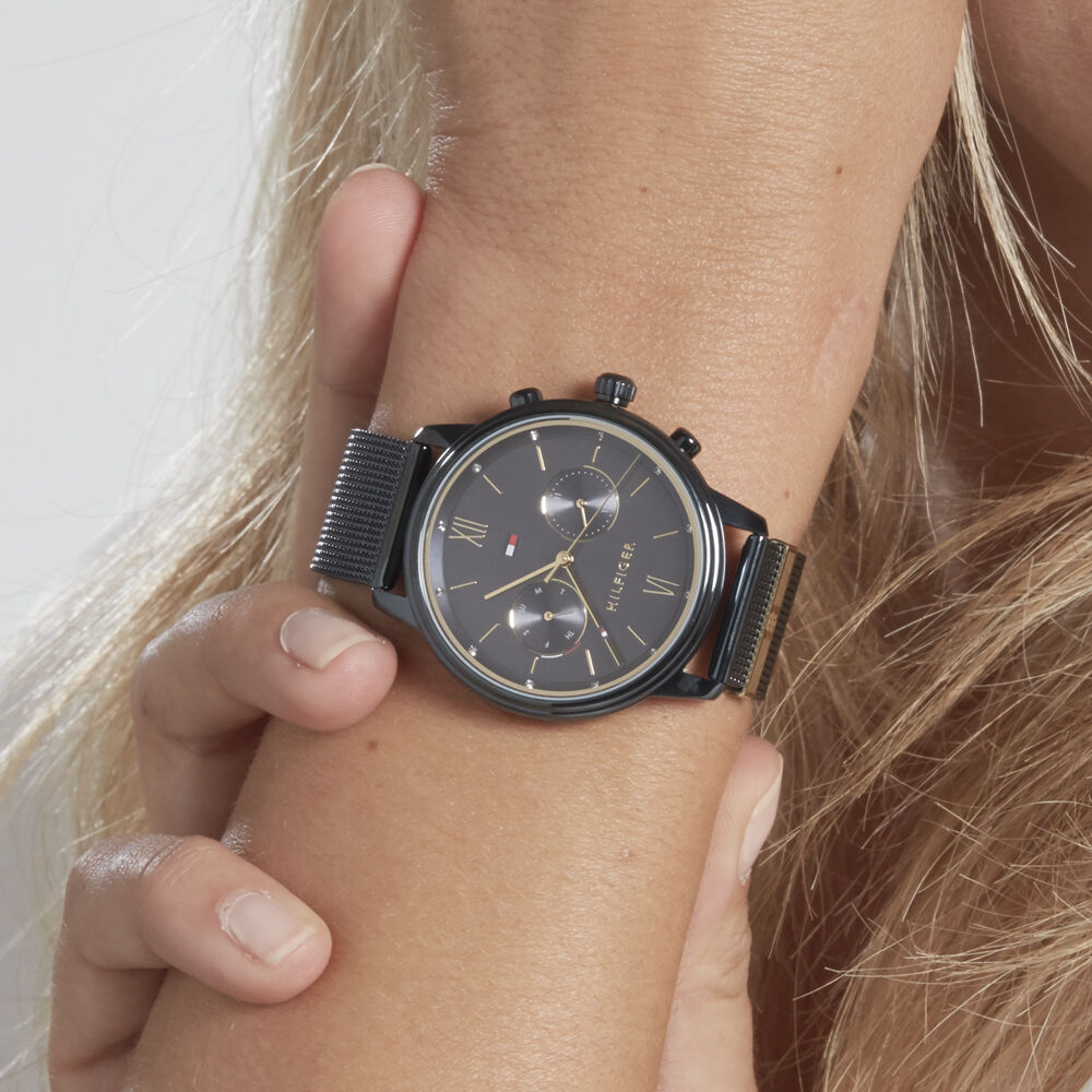 montre tommy hilfiger blake bleu