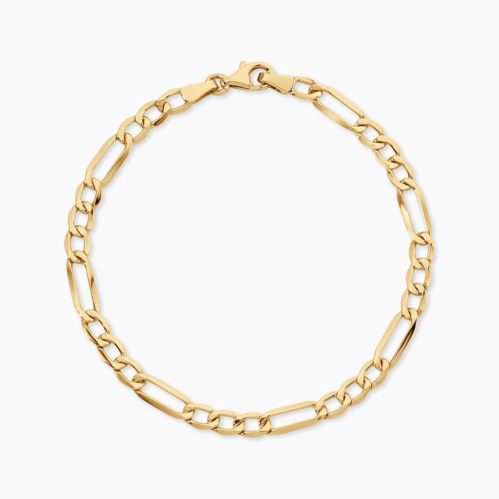Bracelet Cameo Argent Dor&eacute; A L'Or 750/1000 - Bijoux sans pierre Femme | Histoire d&rsquo;Or