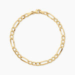 Bracelet Cameo Argent Dor&eacute; A L'Or 750/1000 - Bijoux sans pierre Femme | Histoire d&rsquo;Or