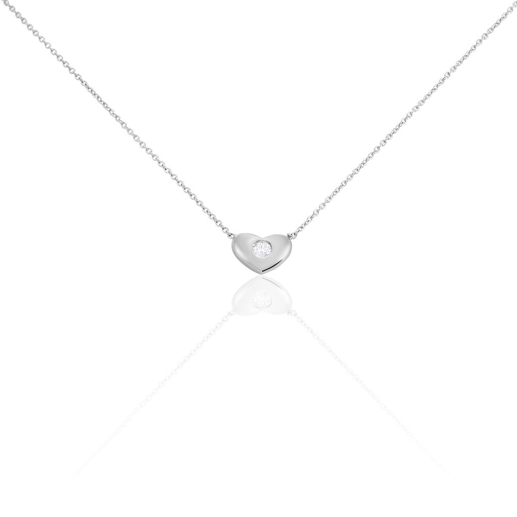 Collier Argent Santiago Oxydes De Zirconium - Colliers fantaisie Femme | Histoire d’Or