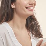 Boucles D'oreilles Puces Pastille Serti Clos Or Jaune Oxyde - Clous d'oreilles Femme | Histoire d&rsquo;Or