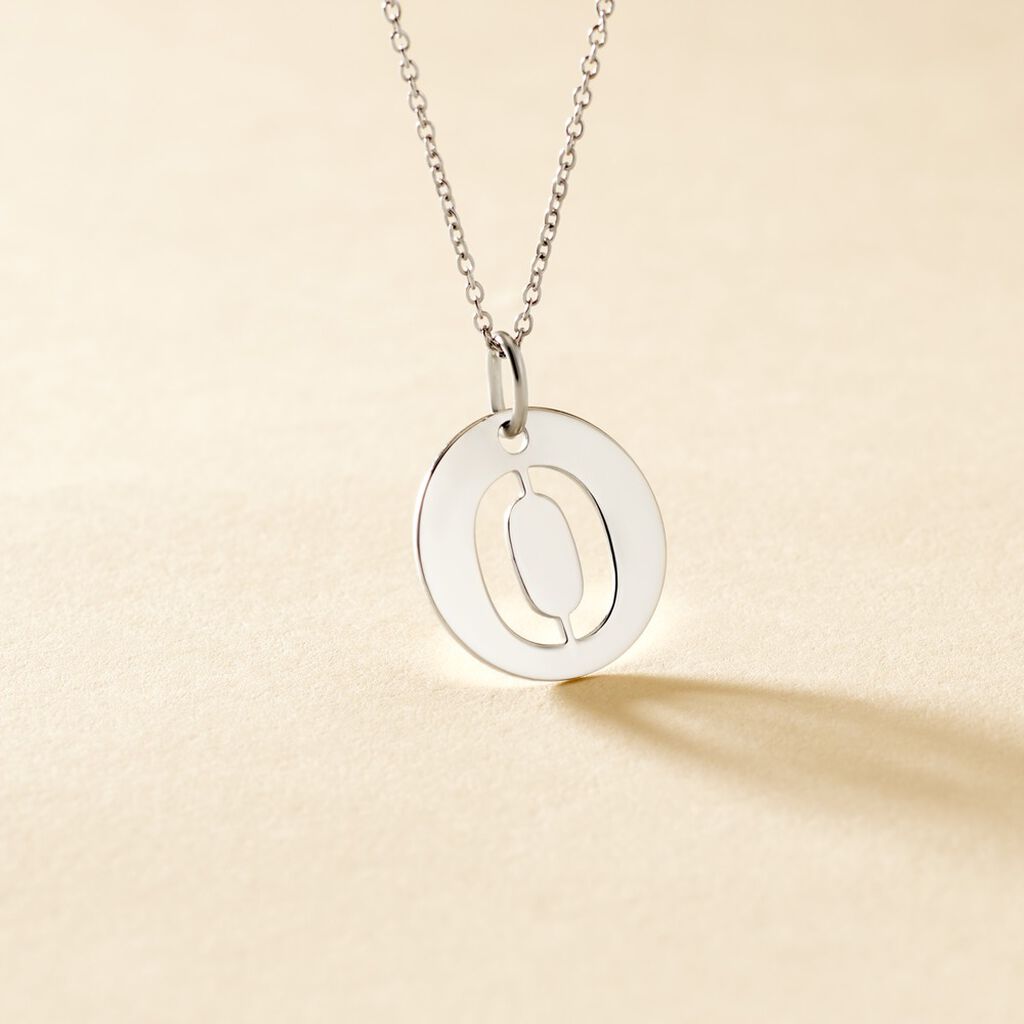 Pendentif Elio O Argent Blanc - Pendentifs Famille | Histoire d&rsquo;Or