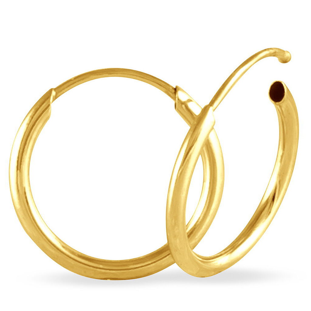 Créoles Dominae Or Jaune - Boucles d'oreilles créoles Femme | Histoire d’Or