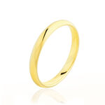 Alliance Isaac Demi Jonc Confort Or Jaune - Alliances Famille | Histoire d&rsquo;Or