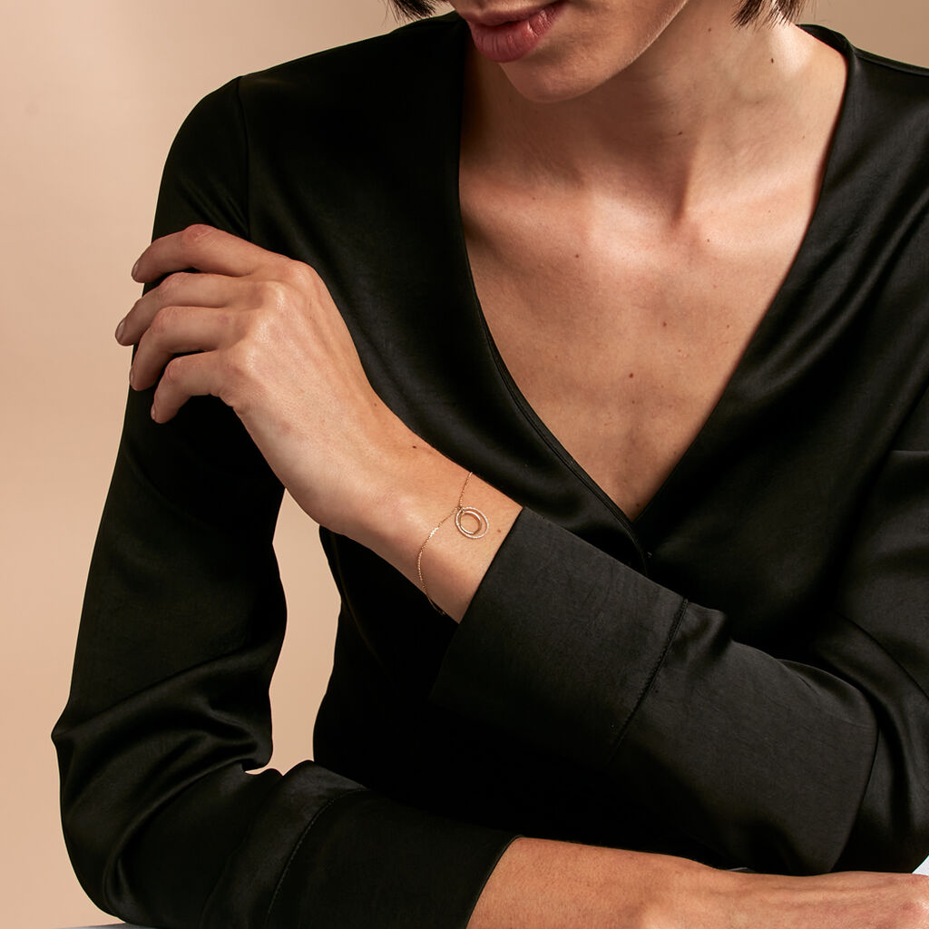 Bracelet Rondelia Or Jaune - Bracelets Femme | Histoire d’Or