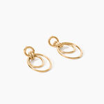 Boucles D'Oreilles Pendantes Felicity Plaqu&eacute; Or Jaune - Boucles d'oreilles fantaisie Femme | Histoire d&rsquo;Or
