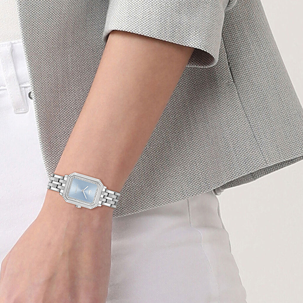 Montre Lacoste Parisienne Bleu Sky - Id&eacute;es cadeaux Femme | Histoire d&rsquo;Or