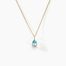 Collier Goutte Or Jaune Topaze - Colliers Femme | Histoire d’Or