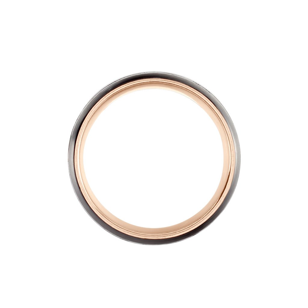 Bague Acier Gris Thibault - Bagues fantaisie Homme | Histoire d’Or