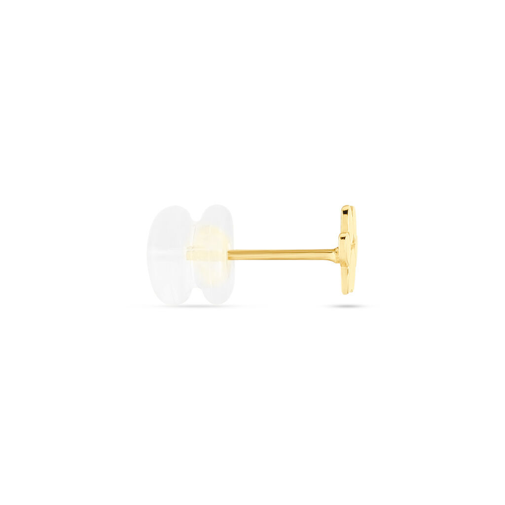 Boucles D'oreille Puce Unitaire Joya Or Jaune - Clous d'oreilles Famille | Histoire d’Or