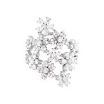 Bague Midnight Flower Argent Blanc Oxyde De Zirconium - Bagues avec pierre Femme | Histoire d&rsquo;Or