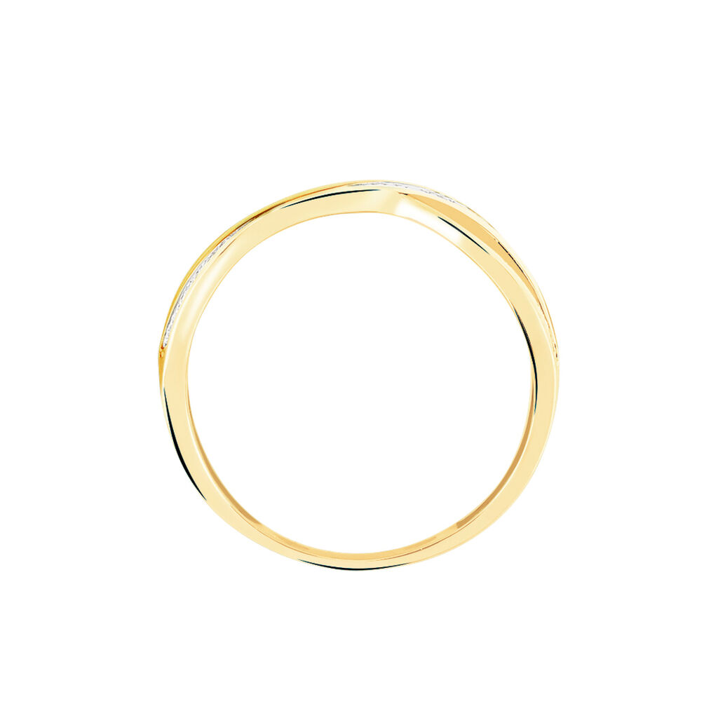 Bague Callistine Or Jaune Diamant - Bagues avec pierre Femme | Histoire d’Or