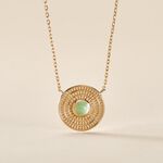 Collier Hugolin Plaqu&eacute; Or Aventurine - Colliers Femme | Histoire d&rsquo;Or