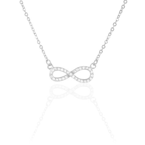 Collier Veda Argent Blanc Oxyde De Zirconium - Colliers fantaisie Femme | Histoire d’Or