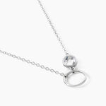 Collier Bastiano Argent Blanc Oxyde De Zirconium - Colliers fantaisie Femme | Histoire d&rsquo;Or