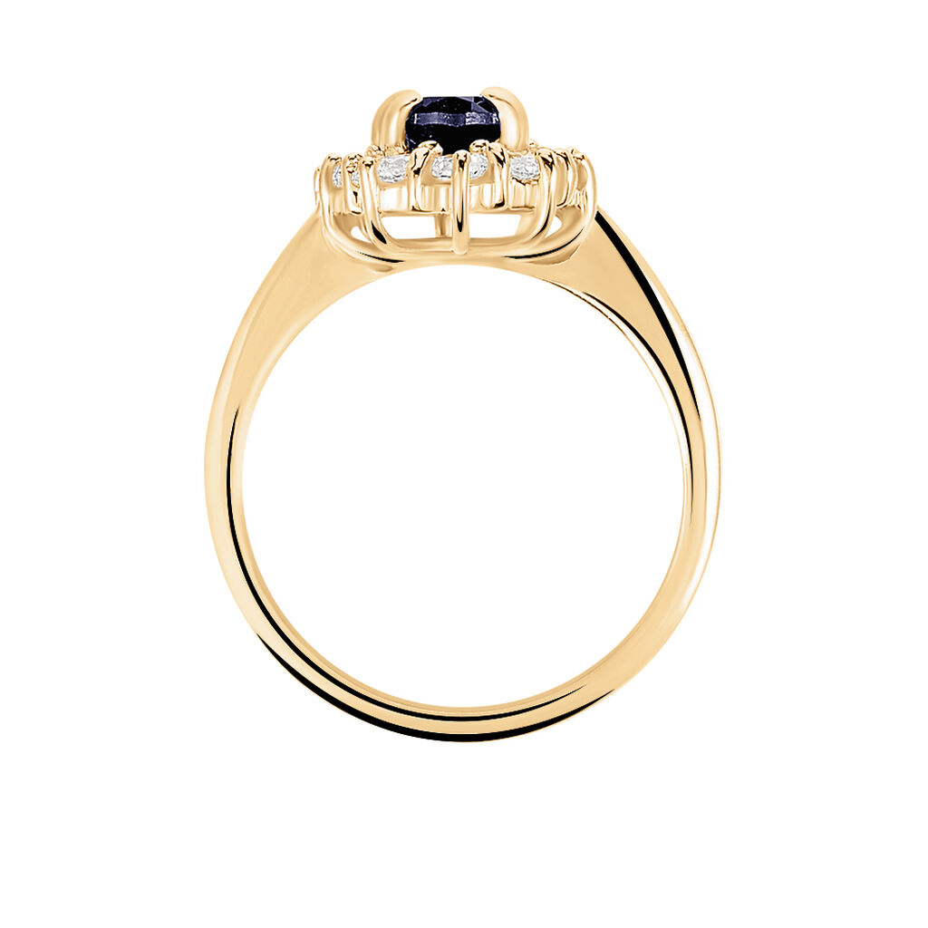 Bague Insaf Plaqué Or Jaune Oxyde De Zirconium - Bagues solitaires Femme | Histoire d’Or