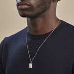 Pendentif Zodiaque Parchemin Argent Blanc - Pendentifs Zodiaque Famille | Histoire d&rsquo;Or