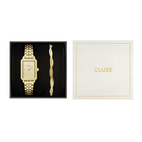 Coffret De Montre Cluse Fluette Champagne - Montres Coffrets Femme | Histoire d&rsquo;Or