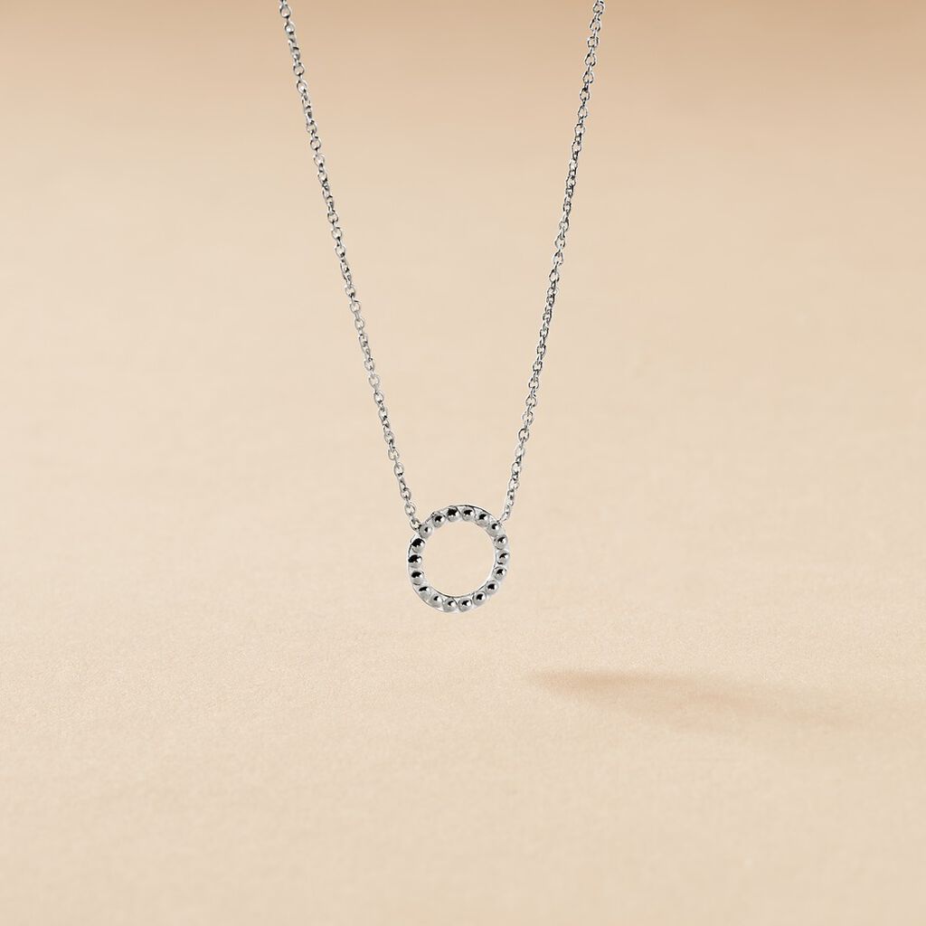Collier Peytone Argent Blanc - F&ecirc;te des m&egrave;res Femme | Histoire d&rsquo;Or