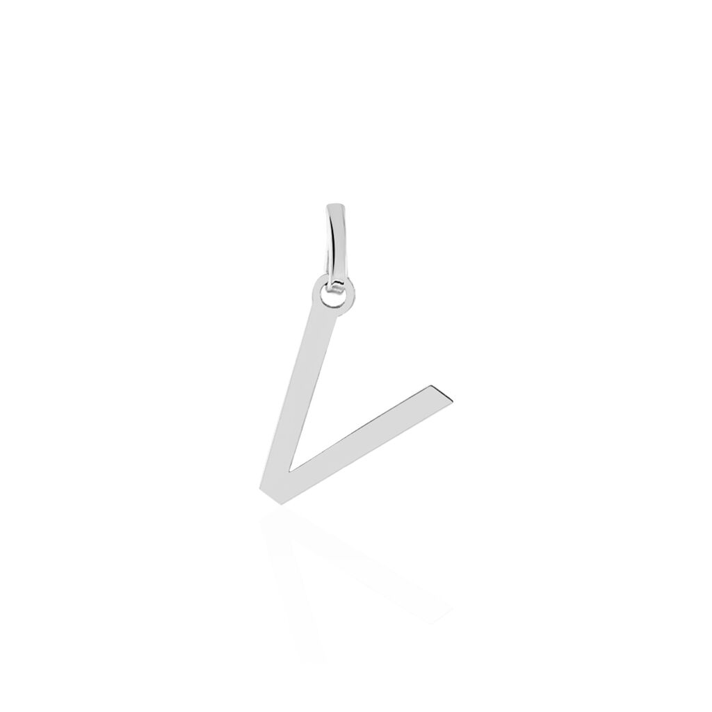 Pendentif Ionia Lettre Or Blanc