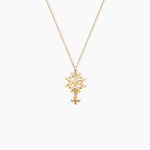 Pendentif Huguenote Or Jaune - Pendentifs Bapt&ecirc;me Famille | Histoire d&rsquo;Or