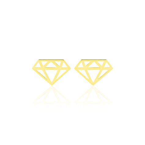 Boucles D'oreilles Puces Kais Or Jaune - Clous d'oreilles Femme | Histoire d’Or
