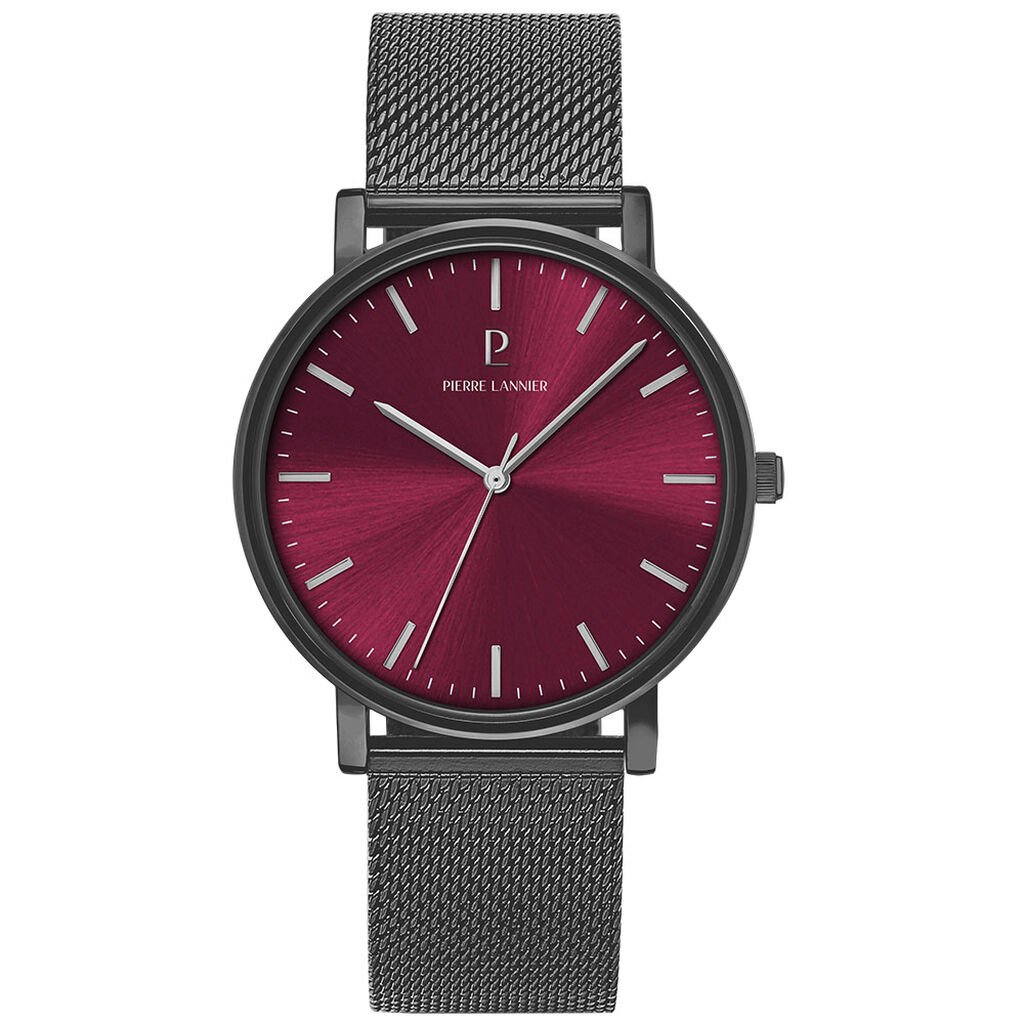Montre Pierre Lannier Essential Bordeaux - Montres Homme | Histoire d’Or