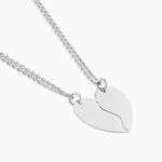 Collier Abrar Argent Blanc - Colliers doubles et triples cha&icirc;nes Femme | Histoire d&rsquo;Or