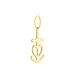 Pendentif Cobeia Croix De Camargue Or Jaune - Pendentifs Baptême Famille | Histoire d’Or