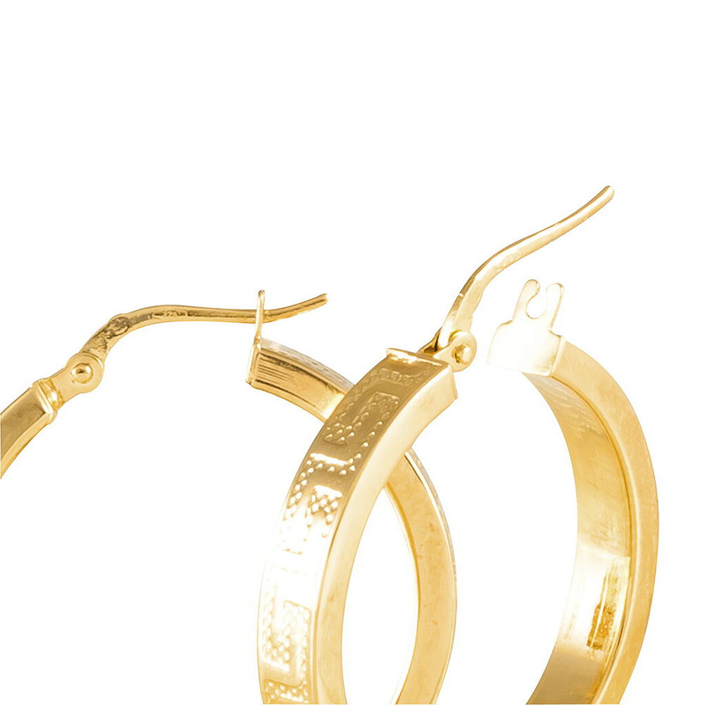 Créoles Ugenie Or Jaune - Boucles d'oreilles créoles Femme | Histoire d’Or