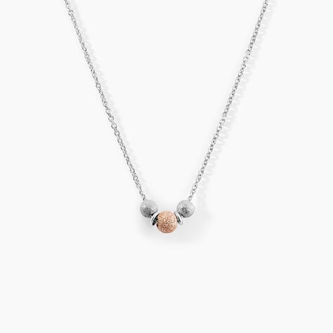 Collier Argent Bicolore Wilmart - Colliers fantaisie Femme | Histoire d&rsquo;Or