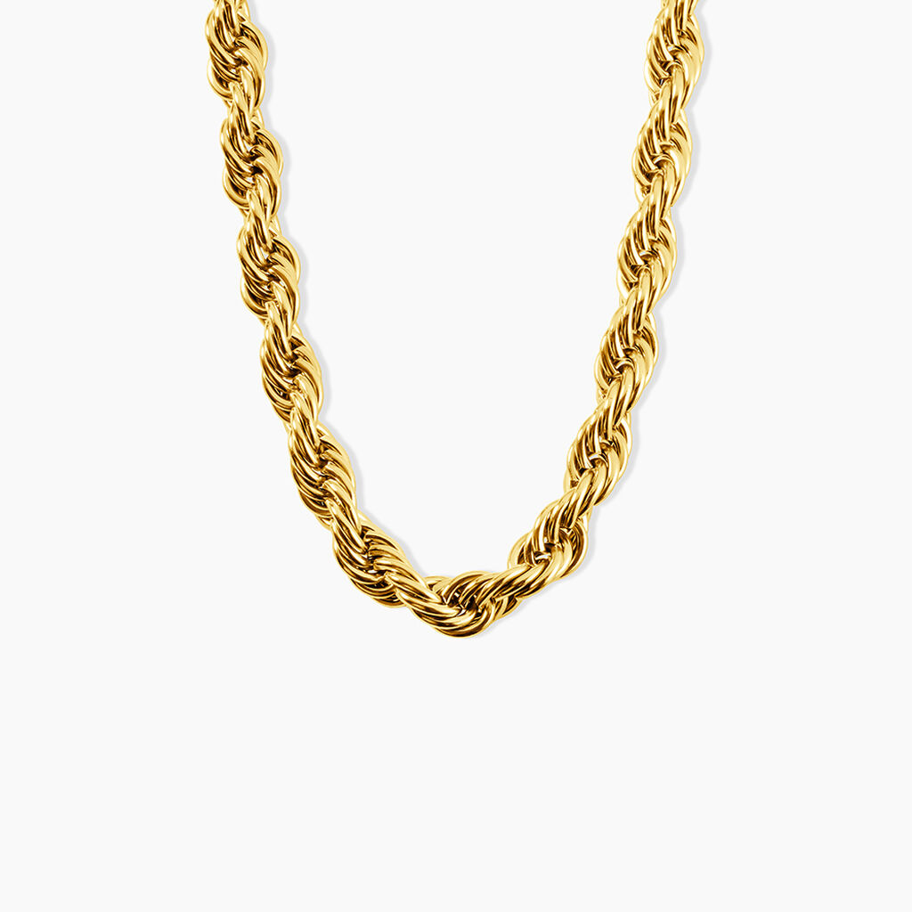Plastron Ambra Acier Dor&eacute; - Bijoux sans pierre Femme | Histoire d&rsquo;Or