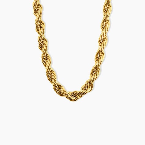 Plastron Ambra Acier Dor&eacute; - Bijoux sans pierre Femme | Histoire d&rsquo;Or