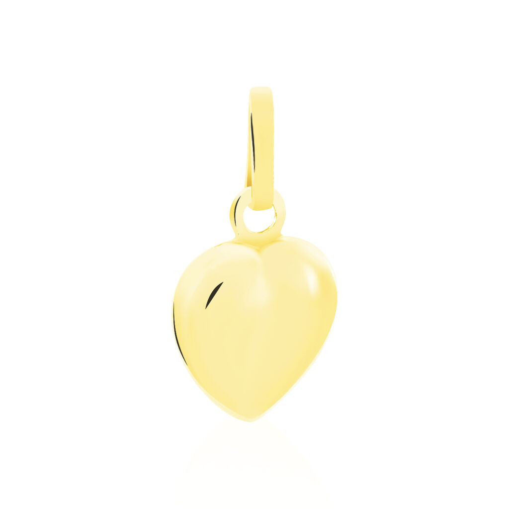 Pendentif Eudocie Coeur Lisse Or Jaune