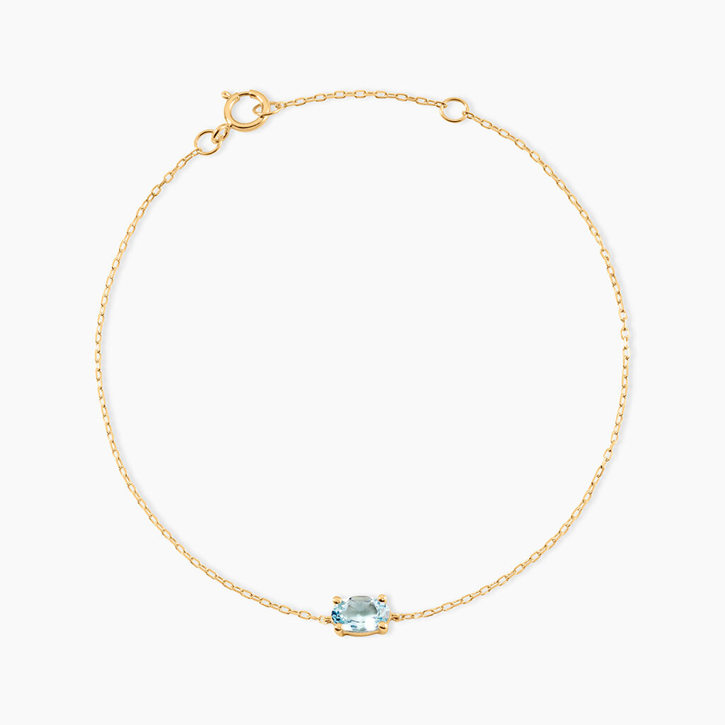 Bracelet Ovale Or Jaune Topaze - Bracelets Femme | Histoire d&rsquo;Or