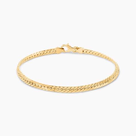 Bracelet Izel Maille Anglaise Or Jaune - Bracelets chaîne Femme | Histoire d’Or