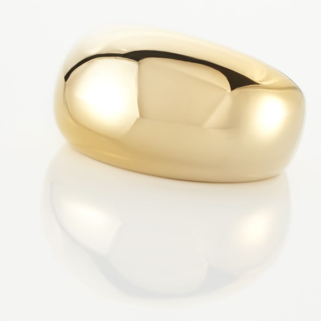 Bague Cleoria Acier Dore - Bagues fantaisie Femme | Histoire d&rsquo;Or