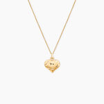 Pendentif Eudocie Coeur Mat Et Brillant Or Jaune - Pendentifs Femme | Histoire d&rsquo;Or