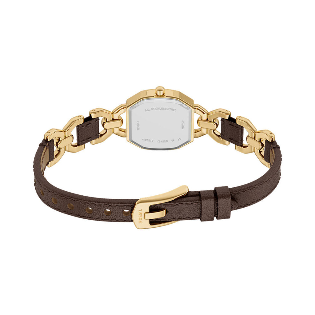 Montre Fossil Harlow Jewel Marron - Montres Femme | Histoire d&rsquo;Or