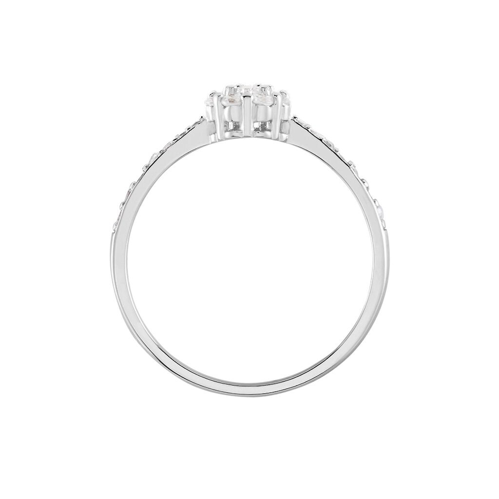 Bague Firmin Argent Blanc Oxyde De Zirconium - Bagues avec pierre Femme | Histoire d’Or