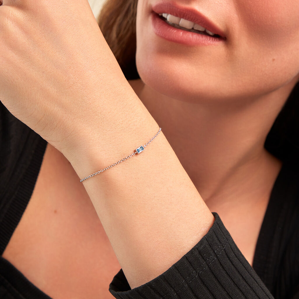 Bracelet Lipa Argent Blanc Oxyde De Zirconium - Bracelets Femme | Histoire d’Or