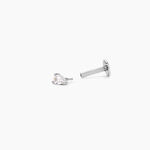 Piercing Dulcy Argent Blanc Oxyde De Zirconium - Piercings d'oreilles Femme | Histoire d&rsquo;Or