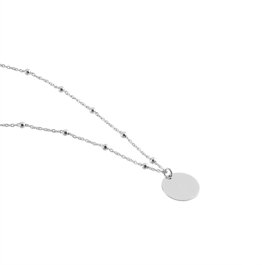 Collier Argent Blanc Mireio - Colliers fantaisie Femme | Histoire d’Or
