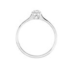 Bague Diamotion Or Blanc Diamant - Bagues solitaires Femme | Histoire d&rsquo;Or