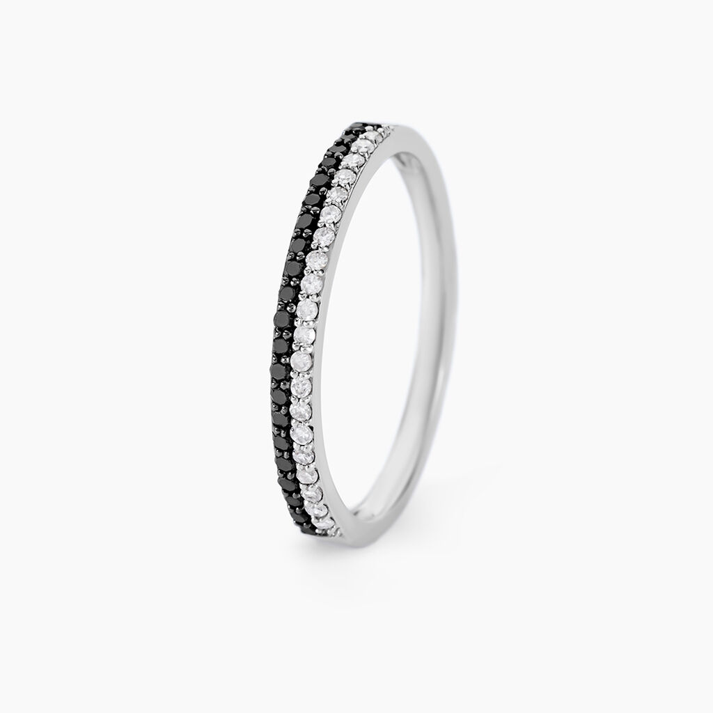 Bague Maissara Or Blanc Diamant - Bagues avec pierre Femme | Histoire d’Or