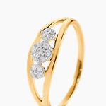 Bague Adamina Or Jaune Diamant - Bagues avec pierre Femme | Histoire d&rsquo;Or