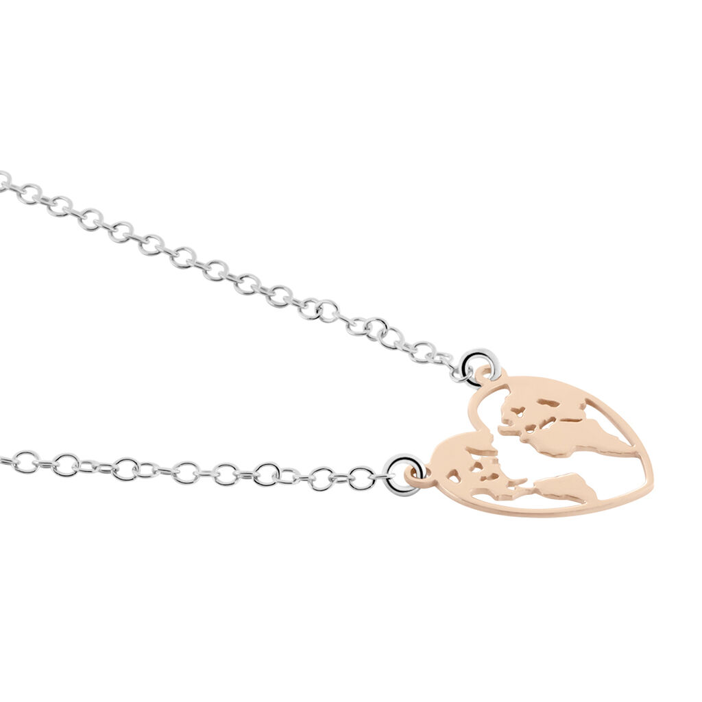 Collier Argent Bicolore Toyo - Colliers fantaisie Femme | Histoire d’Or