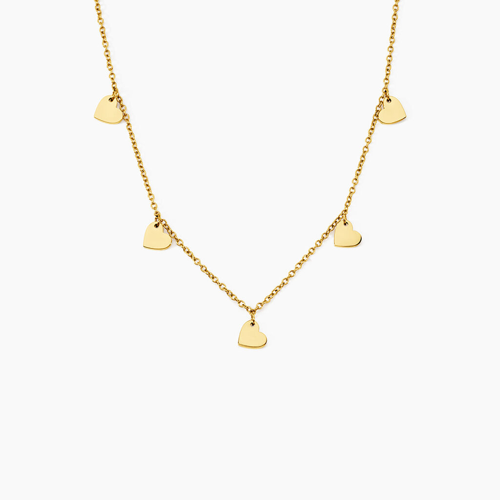 Collier Querida Pampilles Acier Jaune - Colliers fantaisie Femme | Histoire d&rsquo;Or