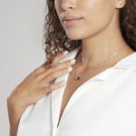 Collier Cleya Argent Blanc C&eacute;ramique - Colliers fantaisie Femme | Histoire d&rsquo;Or